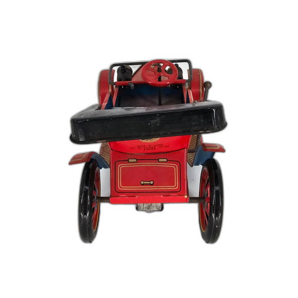 Vintage Lever Action Modern Toy Car Bright Red Made in Japan - Picture 5 of 13